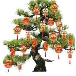 72 Peywot Chinese New Year Decorations - Lunar New Year Ornaments Knot Pendants
